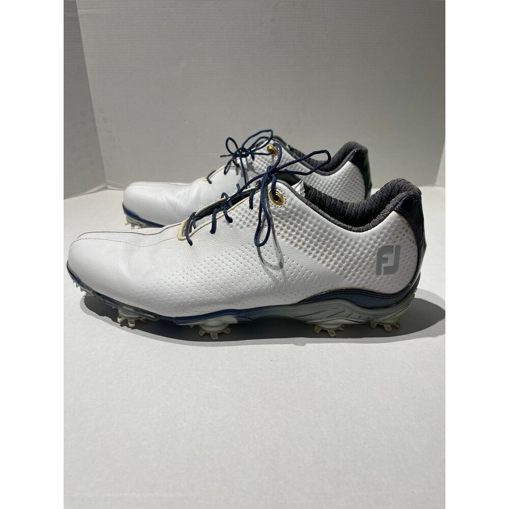 FootJoy DNA White and Blue Golf Shoes